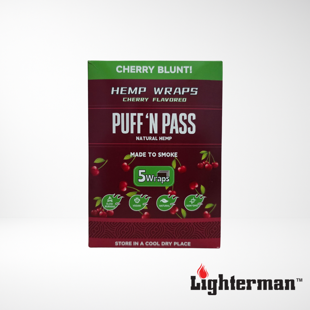 Puff 'n Pass Hemp Wrap Cherry (5s)