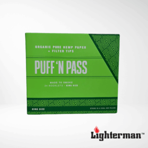 Puff 'n Pass Organic Hemp w/tips KS (Green)